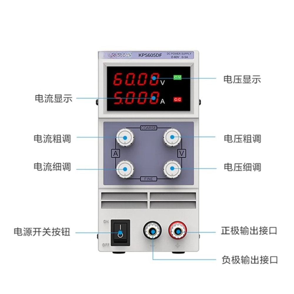High Precision Dc Power Supply 30V 10A - Wanptek – alimentation électrique régulée KPS3010D/KPS3010DF,