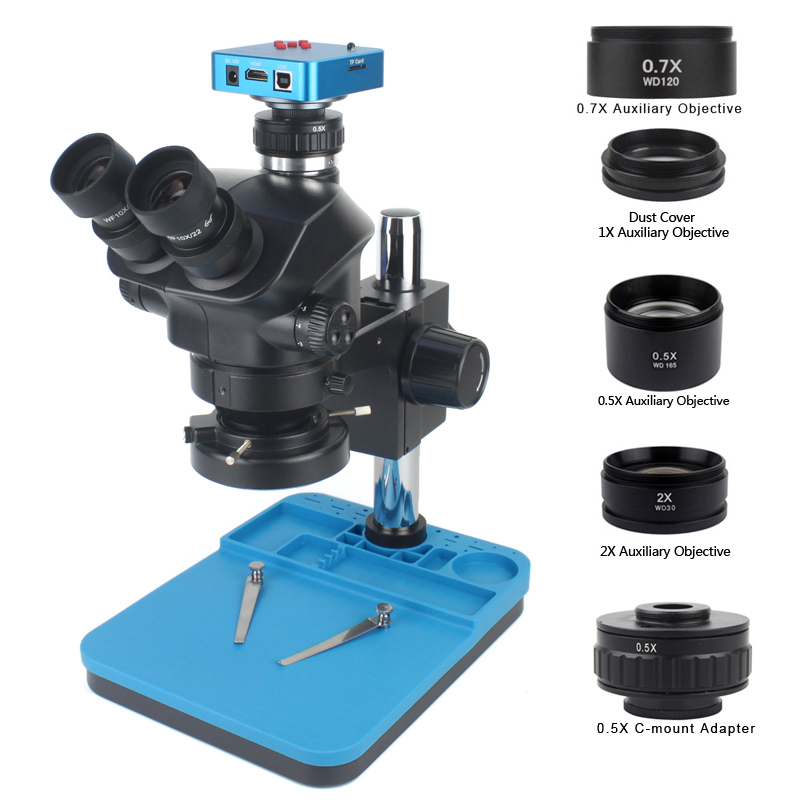 Caméra vidéo HDMI USB VGA 1080 - Simul-Focal Industrial Microscope 4K Hdmi avis et prix
