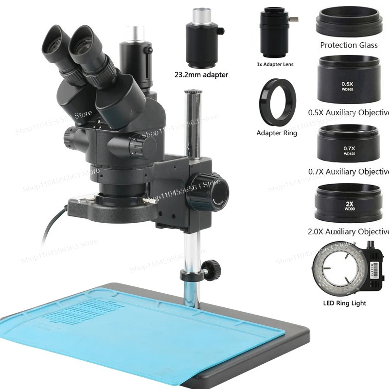Ensemble de microscopes stéréo - Trinocular Stereo Microscope 7X-45X avis et prix