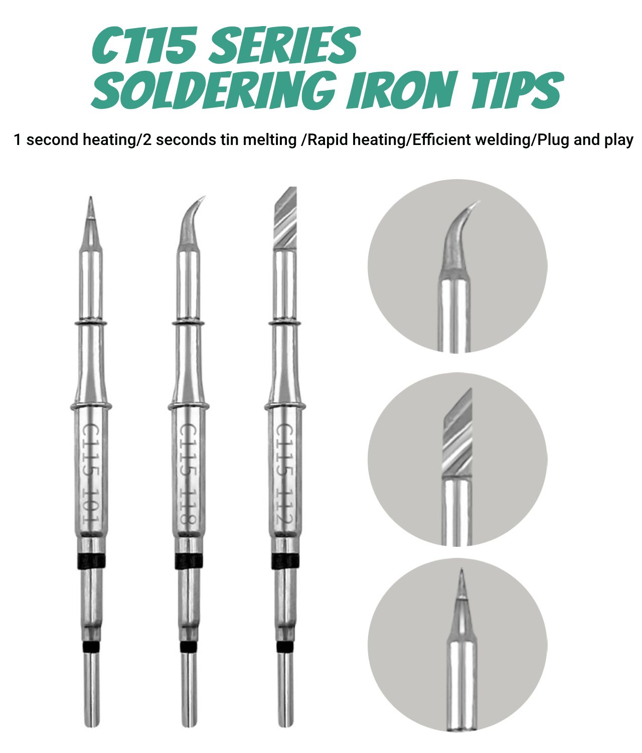 Pointe de fer à souder série J - C115 Nano Soldering Iron Station avis et prix